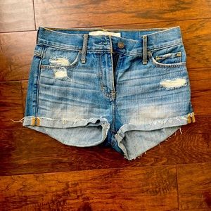 Abercrombie & Fitch Lightly Frayed Shorts